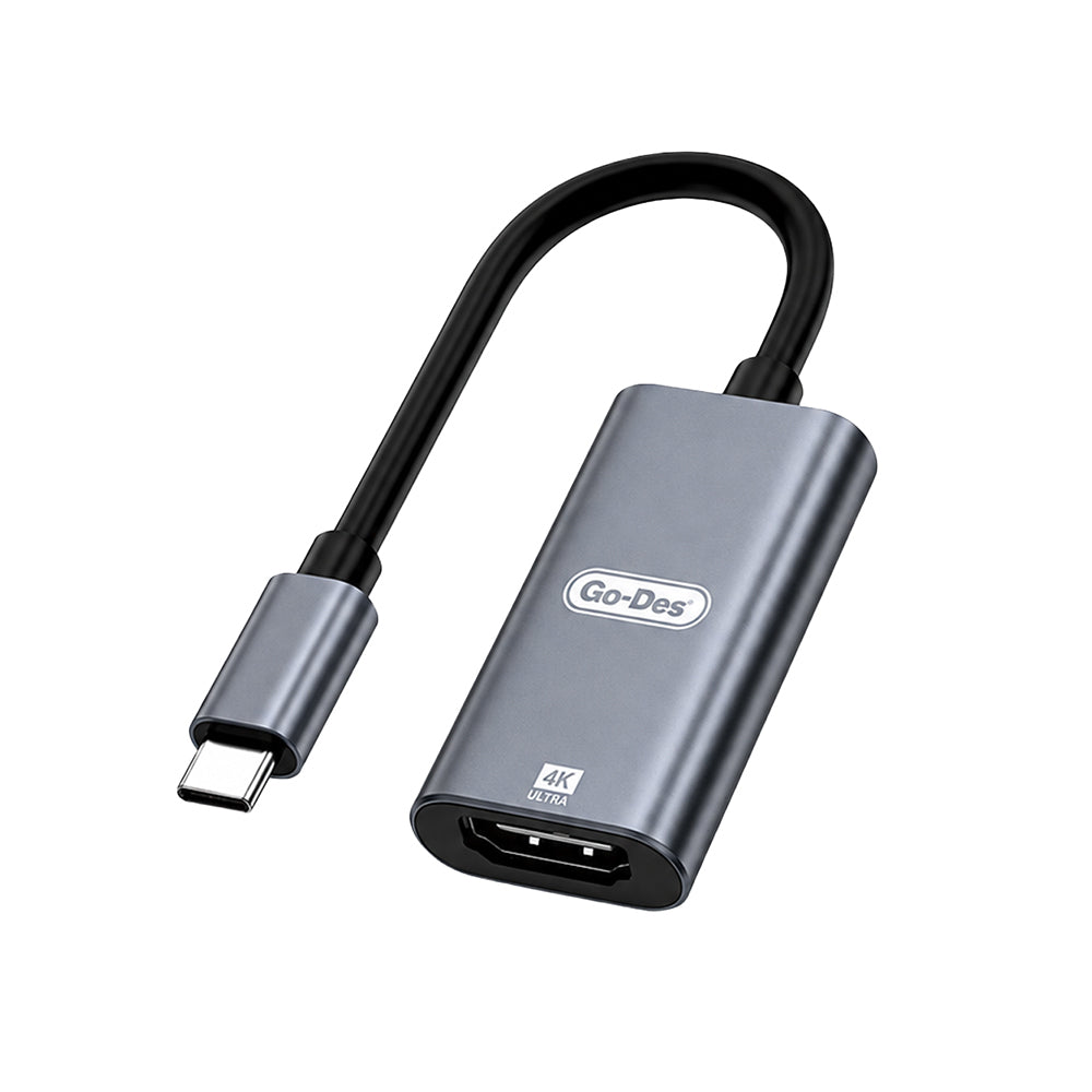 Go Des GD-6906 HDTV Type-C to HDMI 4K Ultra HD Ses ve Video Adaptörü 60hz