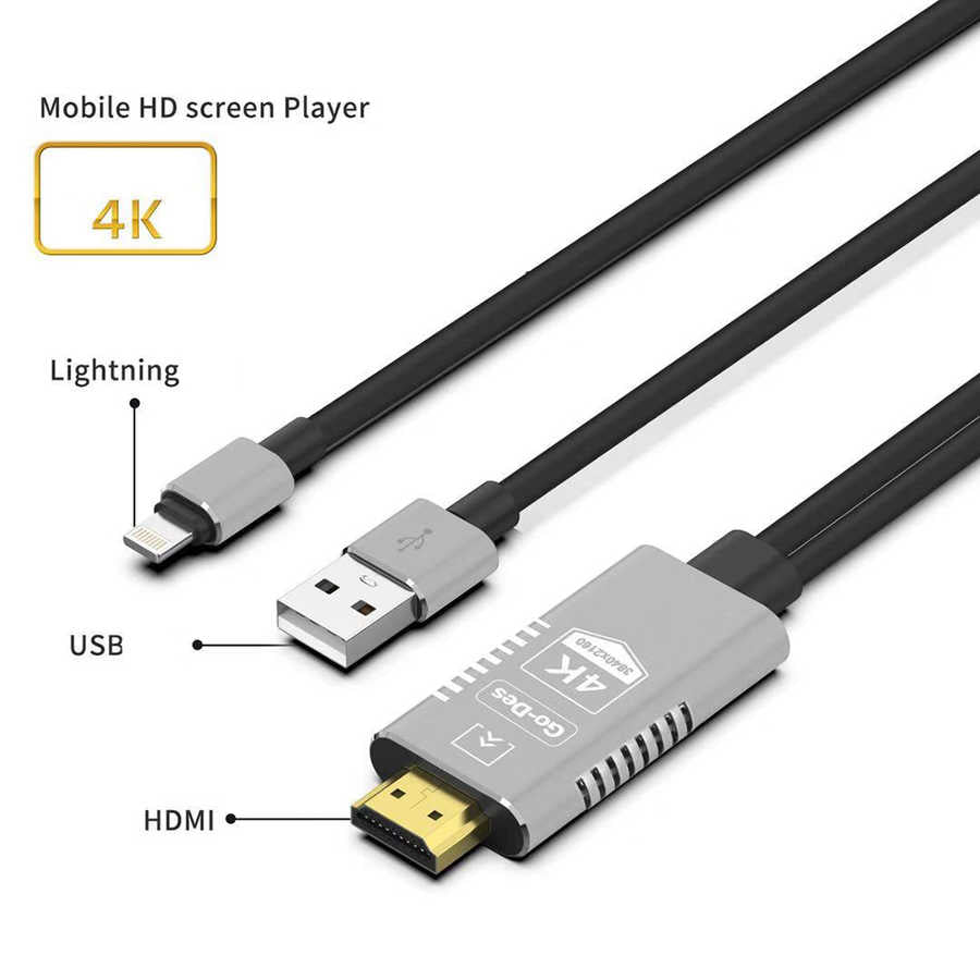 Go Des GD-8278 Lightning HDTV Kablo