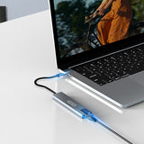 Go Des GD-9218 Type-C Bağlantılı 8in1 USB3.0 + PD + Hdmi 4K Ultra HD + RJ45 + SD/TF Bağlantılı Hub Adaptör