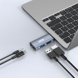 Go Des GD-CT085 Type-C Bağlantılı 4in1 HDTV Ses ve Video Adaptörü USB3.0/Hdmi/3.5mm/4K Ultra HD 60hz