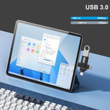 Go Des GD-CT196 4in1 Type-C+Lightning+Micro+USB3.0 OTG Dönüştürücü Adaptör