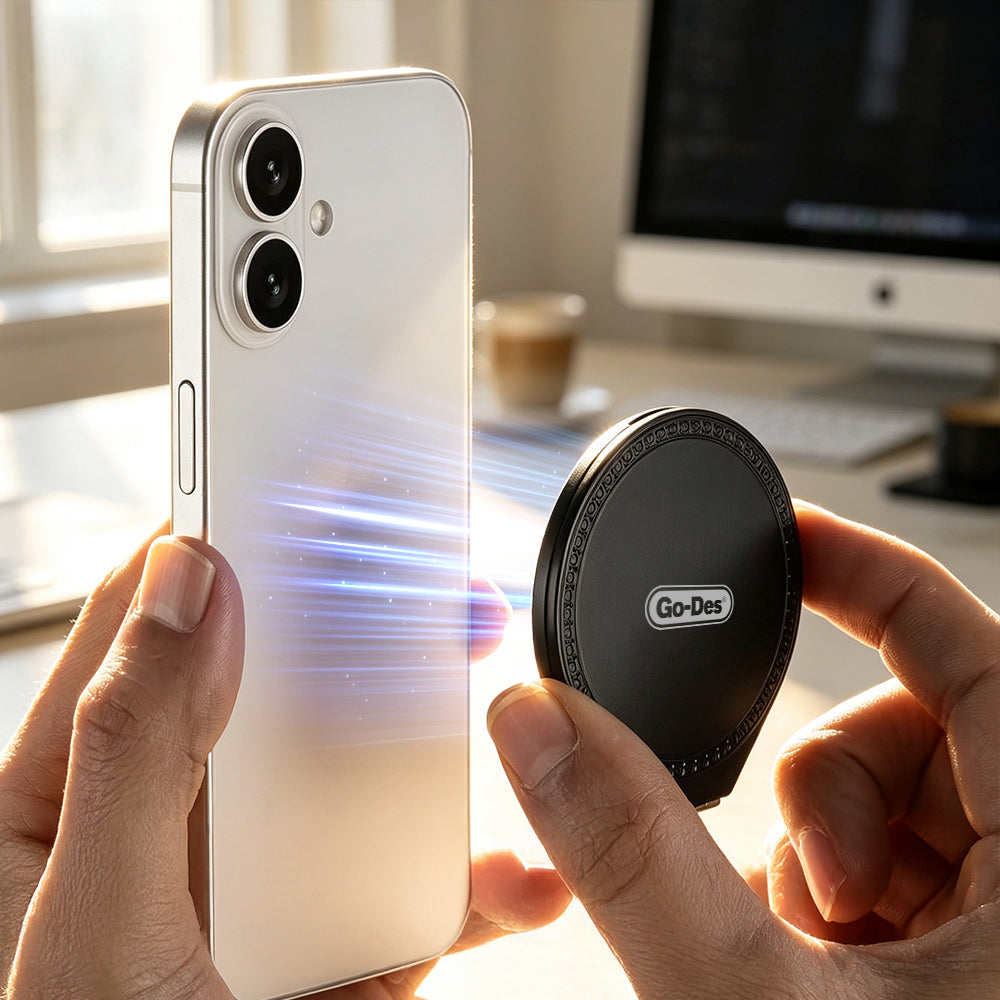 Go Des GD-G066 Makyaj Aynalı Magnetik Telefon Standı