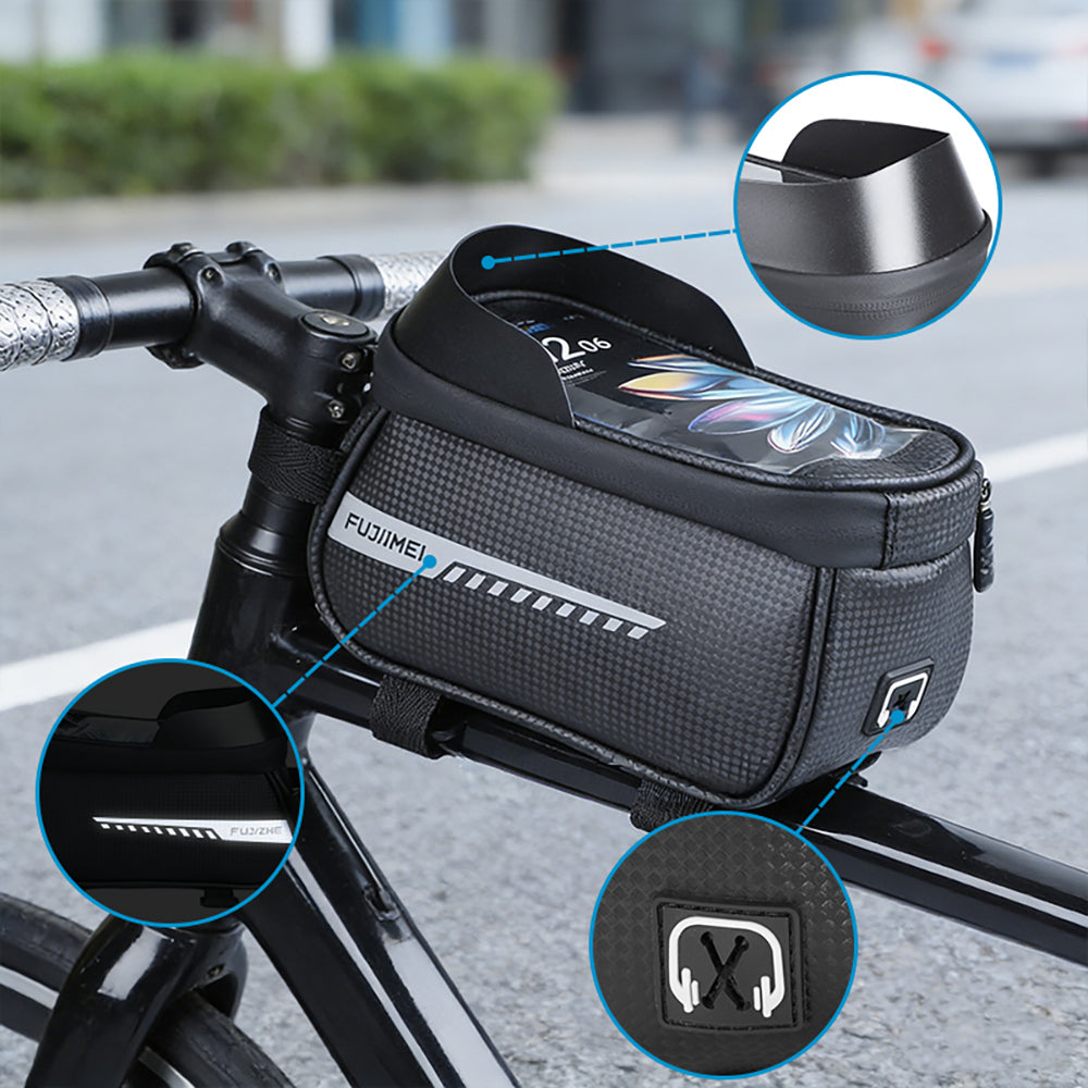 Go Des GD-HD103 Telefonluklu Su Geçirmez Bisiklet Çantası 1.5 Litre