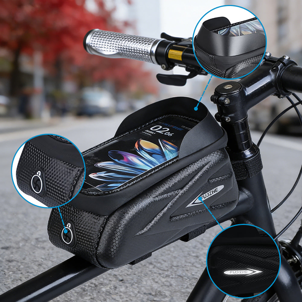 Go Des GD-HD105 Telefonluklu Su Geçirmez Bisiklet Çantası 1.5 Litre