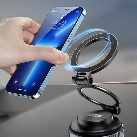 Go Des GD-HD238 360 Derece Dönebilen Vakum Özellikli Magnetik Telefon Tutucu