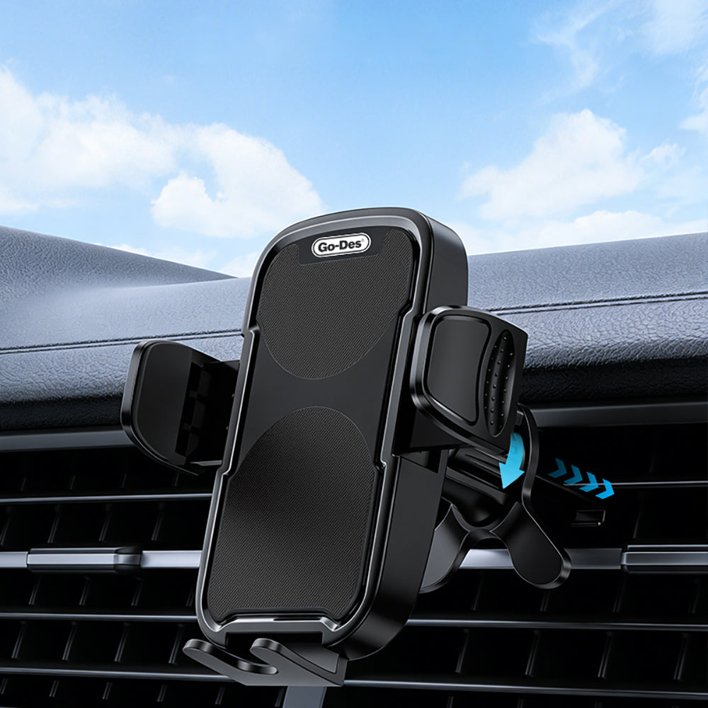 Go Des GD-HD265 360° Dönebilen Yarı Otomatik Araç Telefon Tutucu
