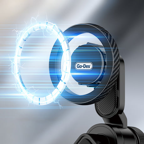 Go Des GD-HD341 V Köşeli Ayarlanabilir Magnetik Araç İçi Telefon Tutucu