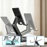 Go Des GD-HD369 Ayarlanabilir Katlanabilir 360 Derece Dönebilen Telefon ve Tablet Standı