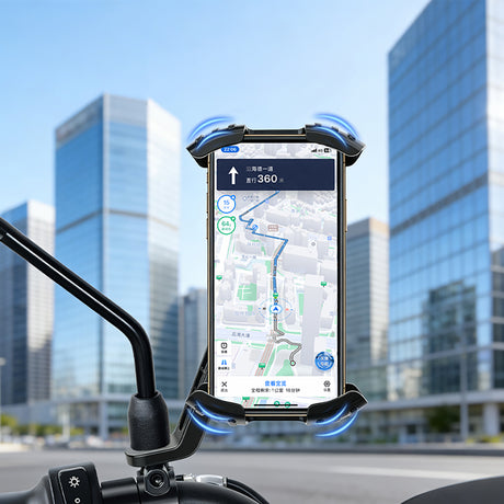 Go Des GD-HD503 360° Derece Dönebilen Ayarlanabilir Motosiklet ve Bisiklet Telefon Tutucu