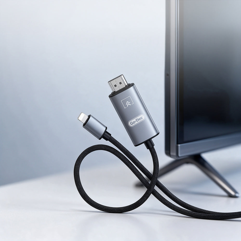 Go Des GD-HM812S HDTV Lightning to HDMI Ses ve Video Adaptörü