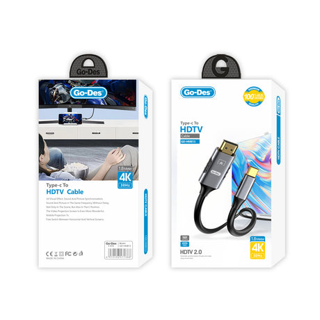 Go Des GD-HM813 Type-C to HDTV Kablo 1.8M