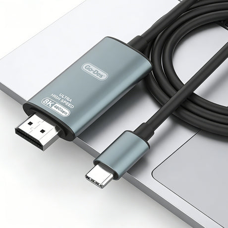 Go Des GD-HM832 8K Görüntü Kalitesi Type-C to HDMI Kablo 1.8M