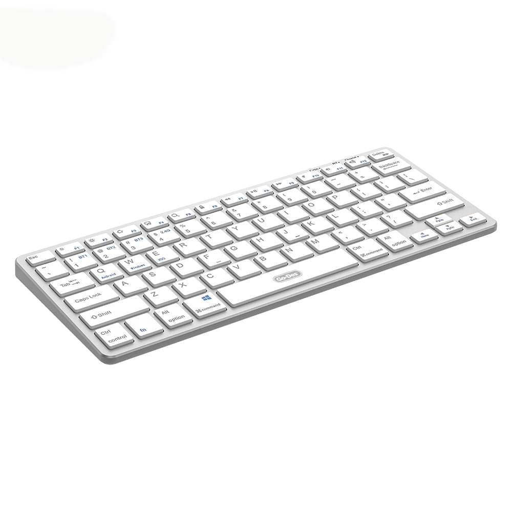 Go Des GD-KB325 Sessiz Tuş Tasarımlı Bluetooth Bağlantılı Kablosuz Klavye