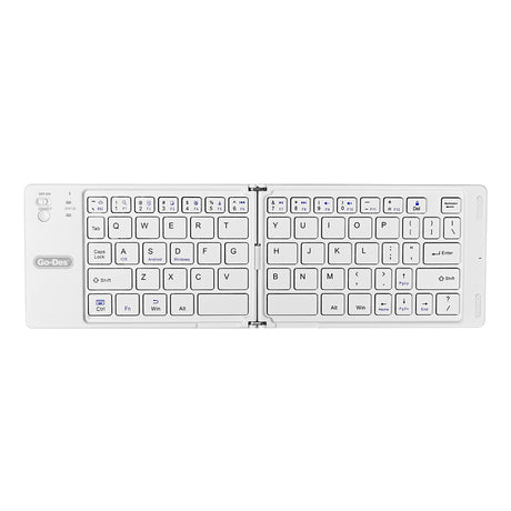Go Des GD-KB326 Sessiz Tuş Tasarımlı Katlanabilir Bluetooth Bağlantılı Kablosuz Klavye
