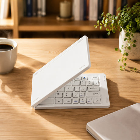 Go Des GD-KB326 Sessiz Tuş Tasarımlı Katlanabilir Bluetooth Bağlantılı Kablosuz Klavye