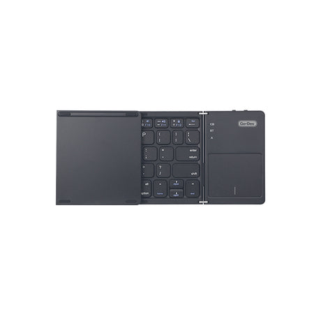 Go Des GD-KB328 Sessiz Tuş Tasarımlı Touch Pad Özellikli Katlanabilir Bluetooth Bağlantılı Kablosuz Klavye