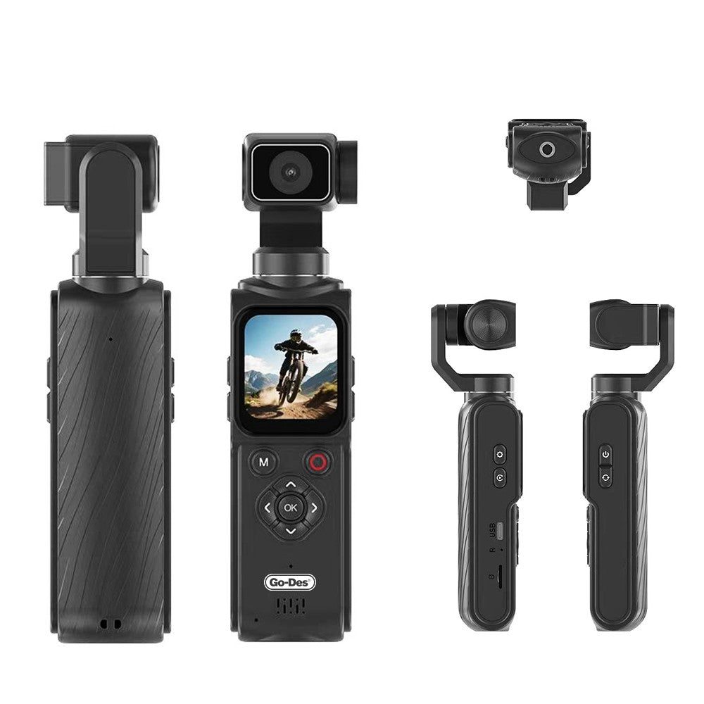 Go Des GD-ST121 4K Ultra HD 330 Derece Dönebilen Aksiyon Kamerası