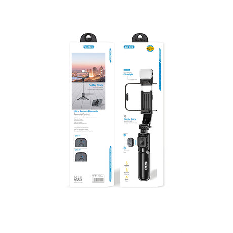 Go Des GD-ST67 Canlı Yayın Dolgu Işıklı Kumandalı 360 Derece Dönebilen Selfie Çubuğu ve Tripod