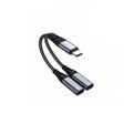 Go Des GD-UC163 Type-C 2in1 Şarj ve Ses Kablosu