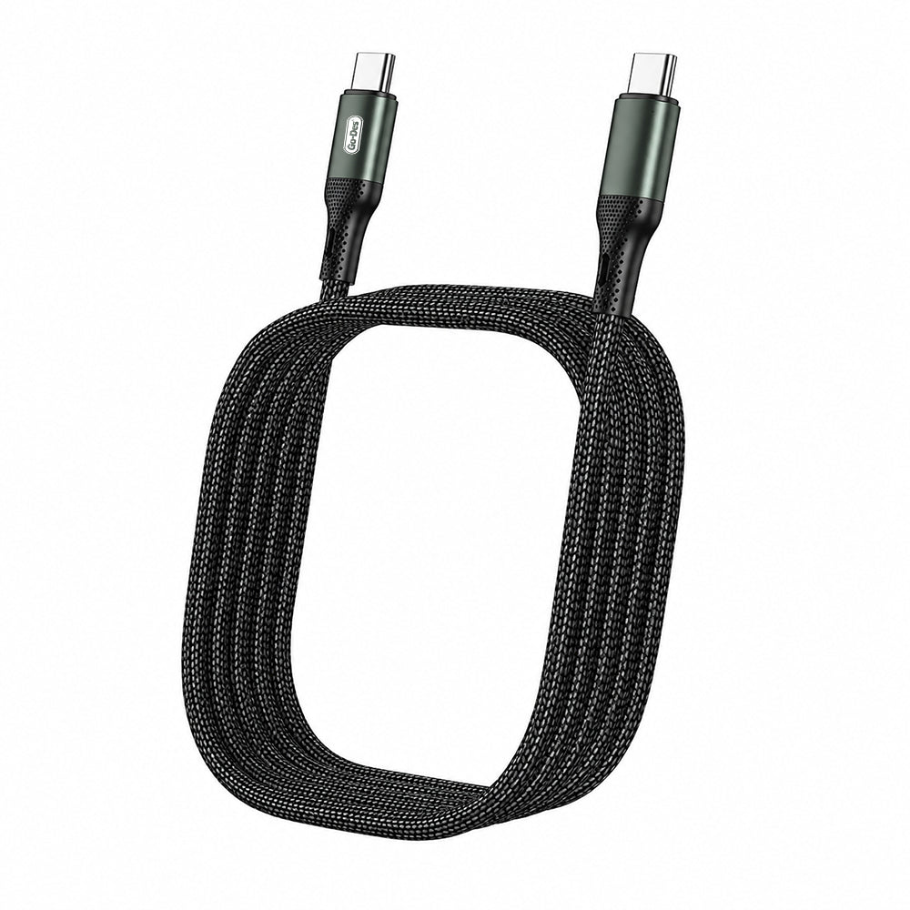 Go Des GD-UC575 Type-C to Type-C PD Örgü Tasarımlı Hızlı Şarj Özellikli Data ve Şarj Kablosu 40W 3M