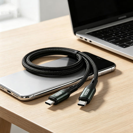 Go Des GD-UC575 Type-C to Type-C PD Örgü Tasarımlı Hızlı Şarj Özellikli Data ve Şarj Kablosu 40W 3M