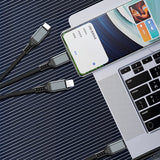 Go-Des GD-UC617 3in1 Type-C to Lightning – Type-C – Type-C Ultra Hızlı PD Şarj Kablosu 100W 1.2M