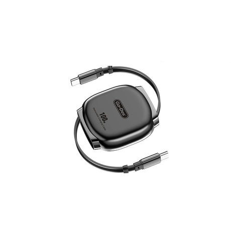 Go-Des GD-UC682 Type-C to Type-C Makaralı Data ve Şarj Kablosu 100W