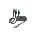Go Des GD-UC806 3in1 Lightning – Type-C – Type-C Hızlı Şarj Kablosu 1M