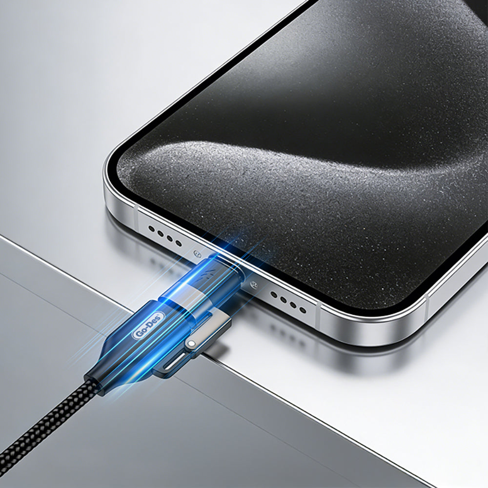 Go Des GD-UC831 4in1 PD Çoklu USB-A + Type-C to Type-C + Lightning Şarj ve Data Kablosu 65W 1.2M