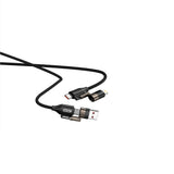 Go Des GD-UC831 4in1 PD Çoklu USB-A + Type-C to Type-C + Lightning Şarj ve Data Kablosu 65W 1.2M