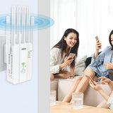 Go Des GD-WPS032 1200Mbps 6 Antenli 5GHz WiFi Sinyal Güçlendirici Router