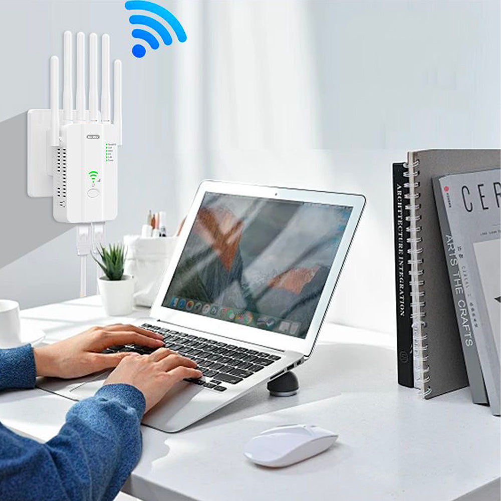 Go Des GD-WPS032 1200Mbps 6 Antenli 5GHz WiFi Sinyal Güçlendirici Router