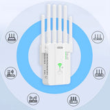 Go Des GD-WPS032 1200Mbps 6 Antenli 5GHz WiFi Sinyal Güçlendirici Router
