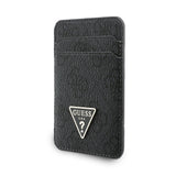 Guess Orjinal Lisanslı 2in1 Bilek Askı İpli 4G Desenli Metal Üçgen Logolu Magnetik Kartlık