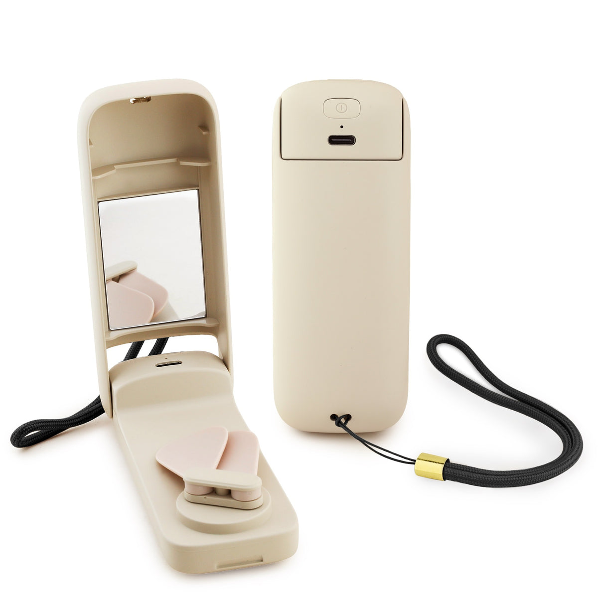 Guess Orjinal Lisanslı 4G Büyük Metal Logolu 3 Kademeli Katlanabilir Portatif Soğutucu El Fanı