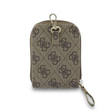 Guess Orjinal Lisanslı 4G Desenli Büyük Metal Logolu Omuz Askılı Purse El Çantası