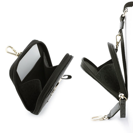 Guess Orjinal Lisanslı 4G Desenli Büyük Metal Logolu Omuz Askılı Purse El Çantası
