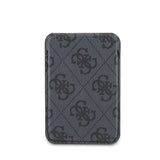 Guess Orjinal Lisanslı 4G Desenli Metal Script Logolu Magnetik Kartlık