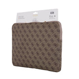 Guess Orjinal Lisanslı 4G Desenli Üçgen Logolu 14 inç Laptop Çantası