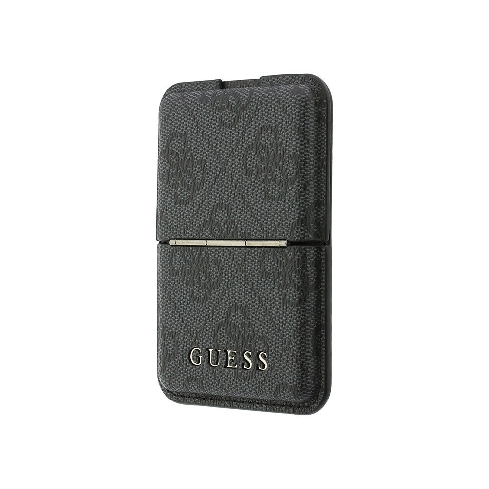 Guess Orjinal Lisanslı 4G Desenli Yazı Logolu Pop-up Magnetik Standlı PU Kartlık