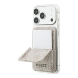 Guess Orjinal Lisanslı 4G Desenli Yazı Logolu Pop-up Magnetik Standlı PU Kartlık