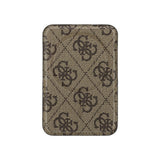 Guess Orjinal Lisanslı 4G Desenli Yazı Logolu Pop-up Magnetik Standlı PU Kartlık