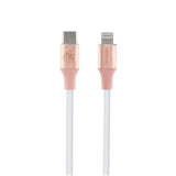 Guess Orjinal Lisanslı 4G ve Yazı Logolu Aydınlatmalı Kablo Ucu Hızlı Şarj Özellikli Type-C To Lightning PD Kablo 3A 1.5m