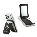 Guess Orjinal Lisanslı Aynalı Metal Büyük 4G Logolu Standlı Magnetik Kartlık