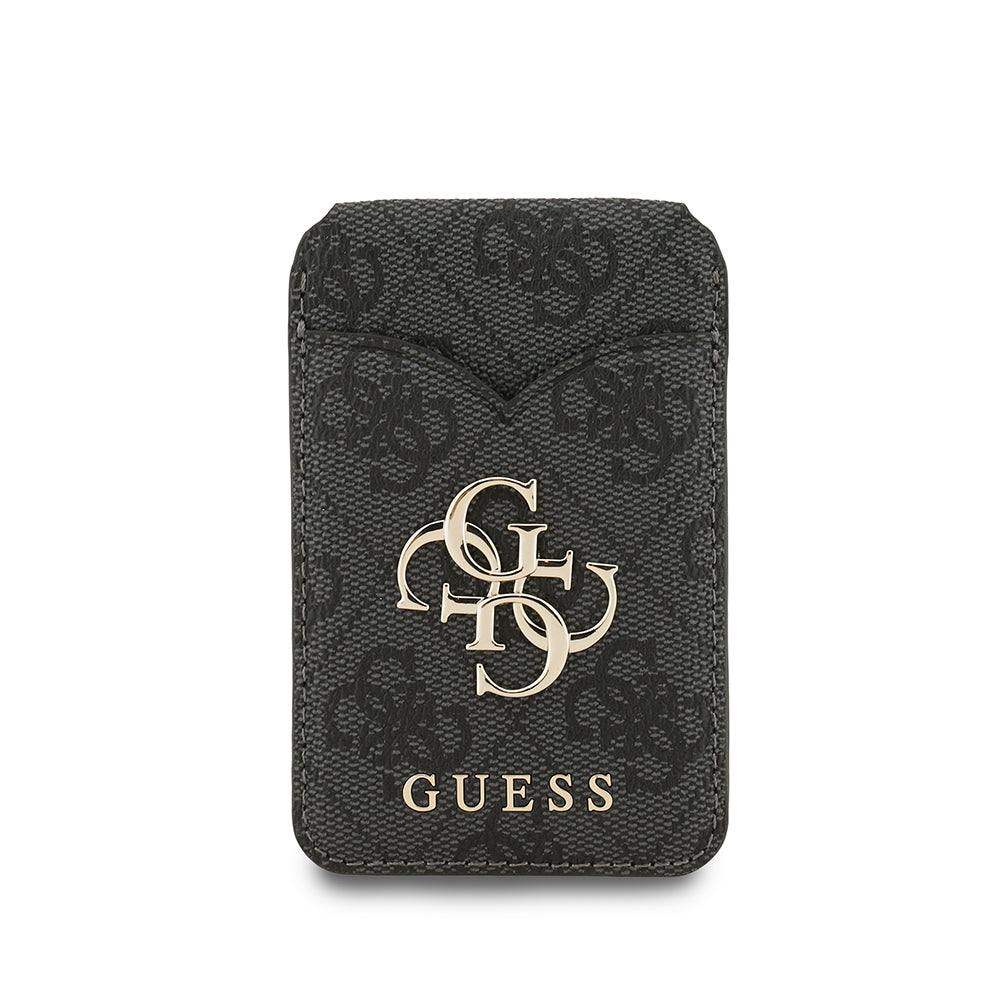 Guess Orjinal Lisanslı Aynalı Metal Büyük 4G Logolu Standlı Magnetik Kartlık