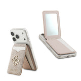 Guess Orjinal Lisanslı Aynalı Metal Büyük 4G Logolu Standlı Magnetik Kartlık