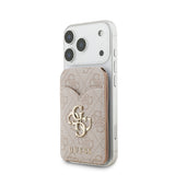 Guess Orjinal Lisanslı Aynalı Metal Büyük 4G Logolu Standlı Magnetik Kartlık