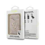 Guess Orjinal Lisanslı Aynalı Metal Büyük 4G Logolu Standlı Magnetik Kartlık