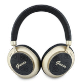 Guess Orjinal Lisanslı ENC PU 4G Desenli Metal Yazı Logolu Kulak Üstü Bluetooth Kulaklık v5.4