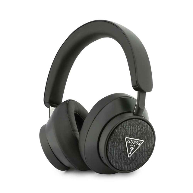 Guess Orjinal Lisanslı ENC PU 4G Desenli Üçgen Logolu Kulak Üstü Bluetooth Kulaklık